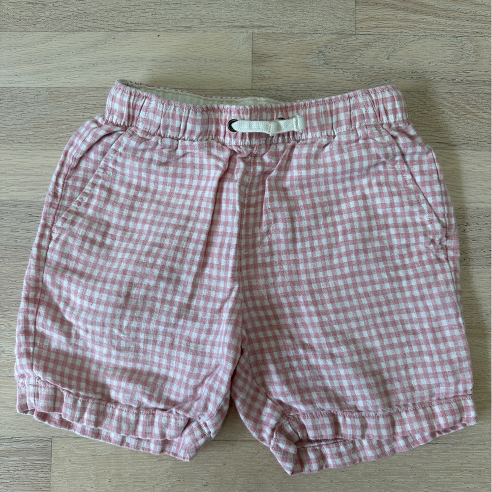 Crewcuts Pink Gingham Shorts